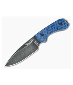 Bradford Guardian3 False Edge GPK Exclusive Nimbus Rex 45 Blue/Black G10 Fixed Blade - BK-3FE-013N-REX45 1