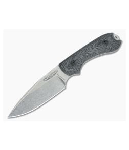 Bradford Guardian3 Stonewash Vanadis 4 Extra 3D Black Micarta False Edge - BK-3FE-101-V4E 1