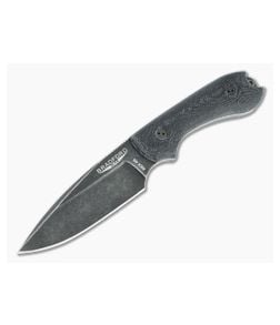Bradford Guardian3 False Edge GPK Exclusive Nimbus Rex 45 3D Black Micarta Fixed Blade - BK-3FE-101N-REX45 1