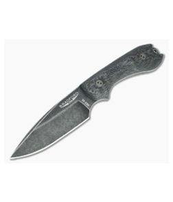 Bradford Guardian3 False Edge GPK Exclusive Nimbus Rex 45 3D Microtextured Carbon Fiber Fixed Blade - BK-3FE-114NM-REX45 1