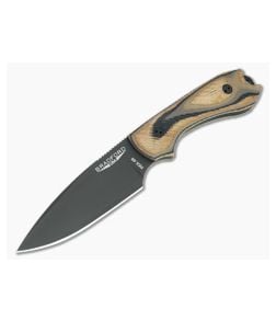 Bradford Guardian3 False Edge GPK Exclusive Black DLC Rex 45 3D G-Wood Fixed Blade - BK-3FE-115B-REX45 1