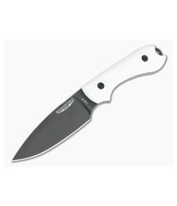 Bradford Knives Guardian3 Full Flat GPK Exclusive 3D White G10 DLC 3V Fixed Blade Knife - BK-3FH-100B-3V 1