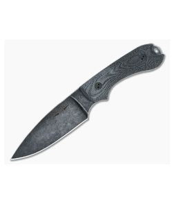 Bradford Knives Guardian3 3D Black Micarta Flat Ground Nimbus M390 - BK-3FH-101N 1