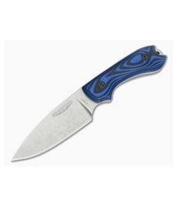 Bradford Guardian3 3D Black/Blue G10 Flat Ground Stonewash M390 - BK-3FH-113 1