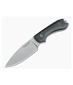Bradford Knives Guardian3 Full Flat Grind 3D Carbon Fiber Stonewashed 3V Fixed Blade Knife - BK-3FH-114-3V 1