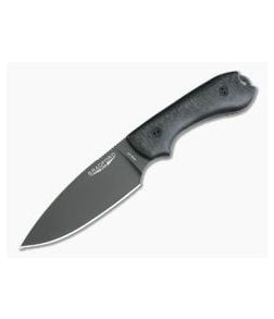 Bradford Knives Guardian3 Full Flat Grind 3D Carbon Fiber DLC 3V Fixed Blade Knife - BK-3FH-114B-3V 1