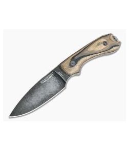 Bradford Knives Guardian3 Full Flat Grind 3D G-Wood Nimbus 3V Fixed Blade Knife - BK-3FH-115N-3V 1