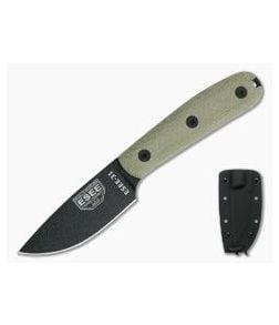 ESEE 3HM-K Black Plain Edge Rounded Handle Kydex Sheath - ESEE-3HM-K 1