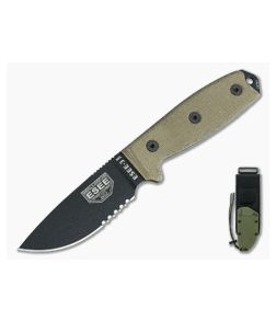 ESEE 3MIL-S Partially Serrated Blade OD Sheath - ESEE-3MIL-S 1