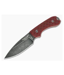 Bradford Guardian3 Sabre Ground Nimbus M390 Red G10 Fixed Blade - BK-3S-012N-M390 1