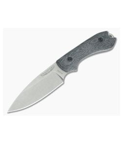 Bradford Guardian3 Black Micarta Sabre Ground Stonewash M390 - BK-3S-101 1