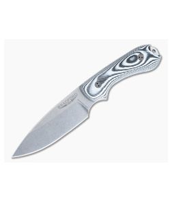 Bradford Guardian3 Sabre Ground Stonewashed MagnaCut 3D Black/White G10 Fixed Blade - BK-3S-116-MC 1