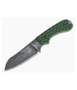 Bradford Knives Guardian3 Sheepsfoot Toxic Green/Black G10 Nimbus M390 - BK-3SF-010N 1