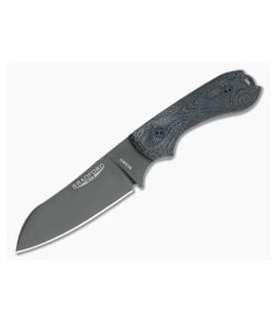 Bradford Knives Guardian3 Sheepsfoot 3D Black Micarta DLC Coated M390 - BK-3SF-101B 1