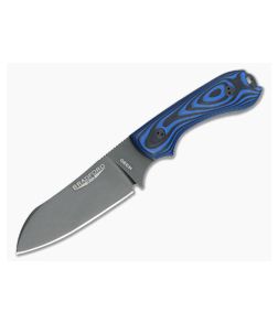 Bradford Knives Guardian3 Sheepsfoot 3D Blue/Black G10 DLC Coated M390 - BK-3SF-113B 1