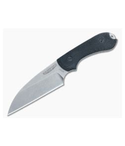 Bradford Knives Guardian3 Wharncliffe 3D Black Micarta Stonewash M390 - BK-3W-101 1