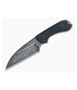 Bradford Knives Guardian3 Wharncliffe 3D Black Micarta Nimbus M390 - BK-3W-101N 1