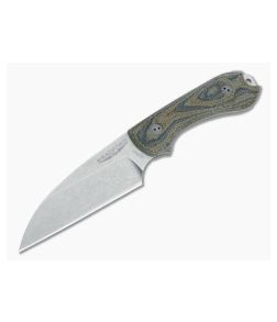 Bradford Knives Guardian3 Wharncliffe 3D Camo Micarta Stonewash M390 - BK-3W-109 1