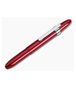 Fisher Space Pen Red Cherry Translucent Bullet Space Pen with Clip 400RCCL - FSP-400RCCL 1