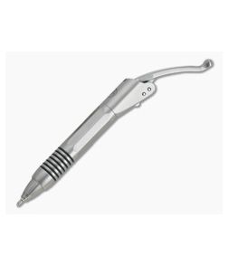 Microtech Siphon II Signature Claw Logo Engraved Bead Blast Stainless Steel Ink Pen 401-SS-BBCS - MT-401-SS-BBCS 1
