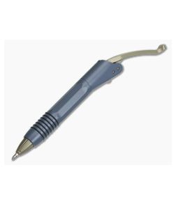 Microtech Siphon II Ink Pen Gray Stainless Steel 401-SS-GY - MT-401-SS-GY 1