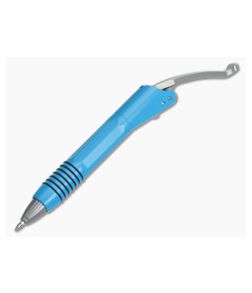 Microtech Siphon II Ink Pen Light Blue Stainless Steel 401-SS-LB - MT-401-SS-LB 1