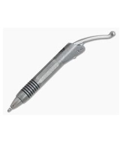 Microtech Siphon II Ink Pen Signature Series Skull Stonewashed Stainless Steel 401-SS-SWSS - MT-401-SS-SWSS 1