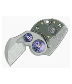Serge Panchenko Coin Claw Gen 3 CPM-154 Ammo Can Titanium Slip Joint Folder 4020 - CU-4020 1