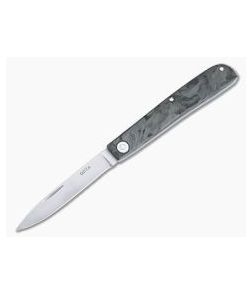 Hiroaki Ohta Knives Light Folder OLF Marbled Carbon Fiber D2 Slip Joint 4027 - CU-4027 1
