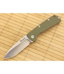 Kizer Cutlery Green G10 & Titanium Frame Lock S35VN - KC-403A1 1
