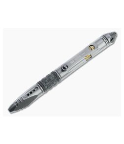 Microtech Knives Kyroh Mini Shot Peened Titanium Tritium Insert Bolt Action Ink Pen 403M-TI-SPTRI - MT-403M-TI-SPTRI 1