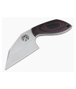 Trash Panda Knives F Off Stonewashed CPM-3V Fixed Blade Red & Black G10 4058 - CU-4058 1