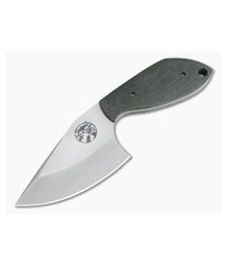 Trash Panda Knives Mini Panda Stonewashed CPM-3V Fixed Blade Green Micarta 4059 - CU-4059 1