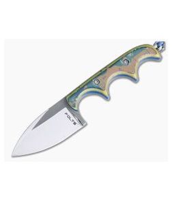 Alan Folts Custom Minimalist Spear Point Neck Knife Circuit Board G10 Polished CPM154 - CU-4089 1