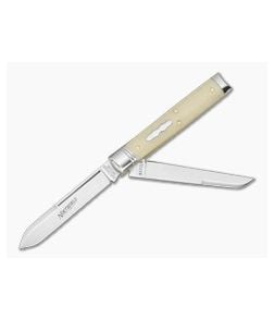 Northfield #41 Town Physician Bone Burlap Micarta - GEC-412226-BBM 1