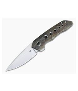 Chad Nell Custom Gent Satin AEB-L Toxic Titanium Frame Lock Flipper - CU-4124 1