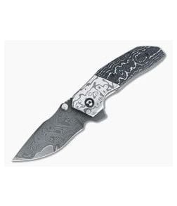 Chad Nell Hardline 3 Recurve Nichols Armor Core Fat Carbon Handle Timascus Bolsters - CU-4125 1