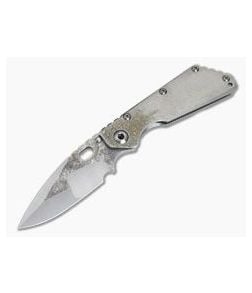 Mick Strider Custom SMF Nightmare Grind Spear Point Fade Textured Titanium Frame Lock - CU-4126 1