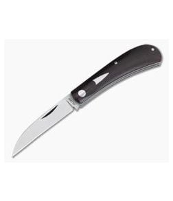 Pepe Jalomo Custom Wharncliffe Trapper Maroon Linen Micarta CPM154 Slip Joint - CU-4141 1