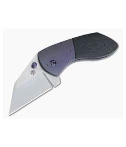 Trash Panda Knives Folding F Off Stonewashed 3V Bolstered Black G10 4194 - CU-4194 1