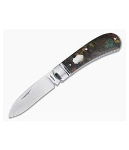 Enrique Pena Custom Zulu Rag Micarta Slip Joint Folder 4198 - CU-4198 1