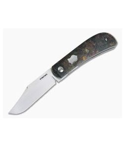 Enrique Pena Custom Lanny's Clip Front Flipper Vinto Rag Micarta 4202 - CU-4202 1