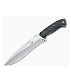 Mike Irie TFK Tactical Field Knife Black Canvas Micarta Satin S30V Fixed Blade 4283 - CU-4283 1