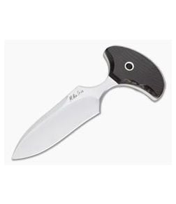 Mike Irie Version 3 Single Edge Push Dagger CPM-154 Maroon Linen Micarta 4290 - CU-4290 1