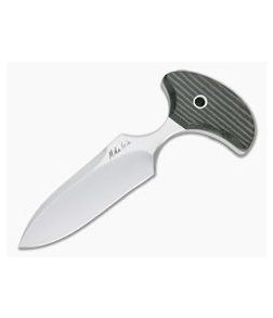 Mike Irie Version 3 Single Edge Push Dagger CPM-154 Green and Black Linen Micarta 4292 - CU-4292 1