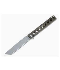 Brad Zinker Custom Miscreant Slim Tanto 4.0 FLF Stonewashed CPM154 Bronze Anodized Frame Lock Flipper 4301 - CU-4301 1