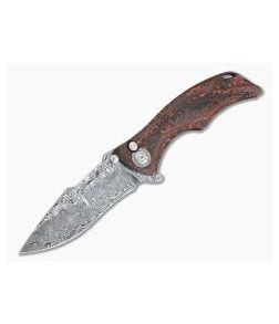 Brian Tighe Custom Tighe Down Damasteel Integral Mars Valley FatCarbon Carbon Fiber Flipper 4308 - CU-4308 1