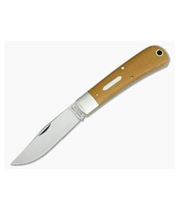 Tidioute Cutlery #43 PPP Oregon Trapper Natural Micarta - GEC-431118-NCM 1