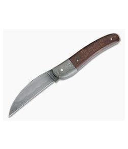Chuck Hawes Custom Ironwood Wharncliffe Whittler W2 with Hamon Slip Joint - CU-4318 1