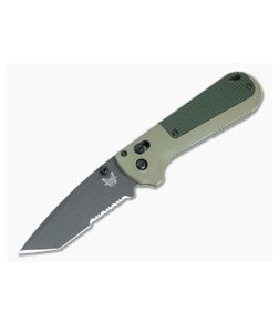 Benchmade 431SBK-1 Redoubt Tanto Part Serrated Green - BM-431SBK-1 1